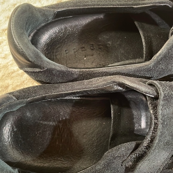 Sandro Paris Black Suede Three Velcro Strap Sneakers - Picture 10 of 11